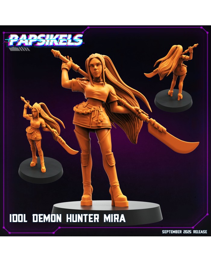 Ídolo Cazadora de Demonios Mira - A|Papsikels Miniatures|Miniaturas K-Pop