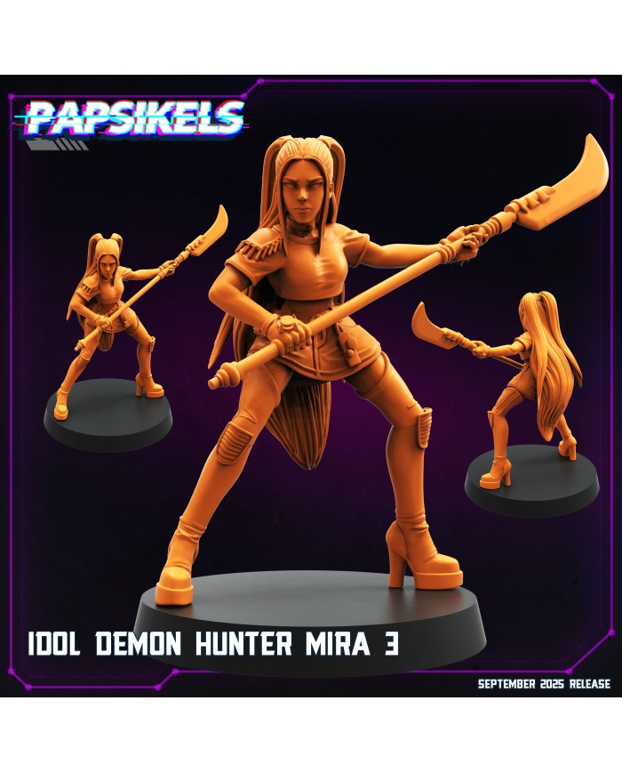 Idol Demon Hunter Mira 3|Papsikels Miniatures|K-Pop Miniatures