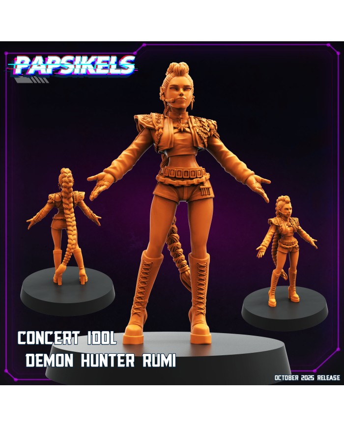 Concert Idol Demon Hunter Rumi|Papsikels Miniatures|K-Pop Miniatures