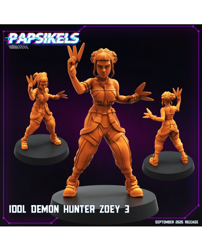 Ídolo Cazadora de Demonios Zoey - C|Papsikels Miniatures|Miniaturas K-Pop