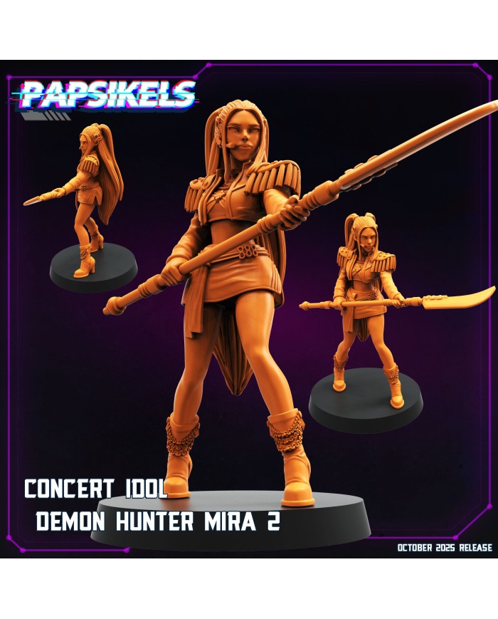 Concert Idol Demon Hunter Mira 2|Papsikels Miniatures|K-Pop Miniatures