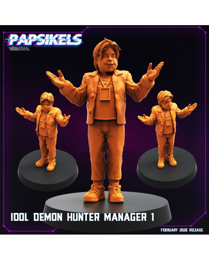 Idol Demon Hunter Manager 1|Papsikels Miniatures|K-Pop Miniatures