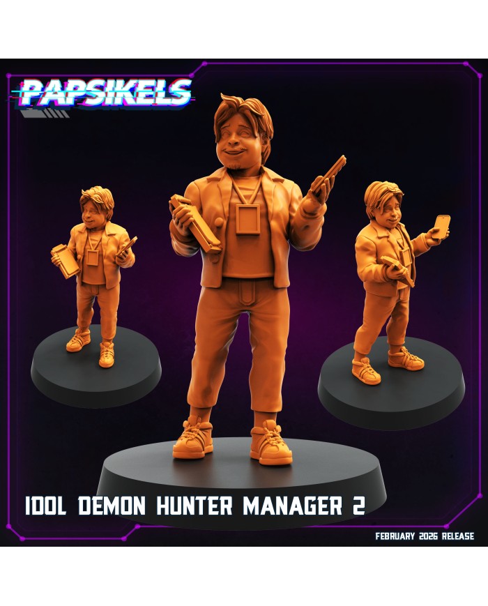 Representante de Ídolo Cazadora de Demonios - B|Papsikels Miniatures|Miniaturas K-Pop