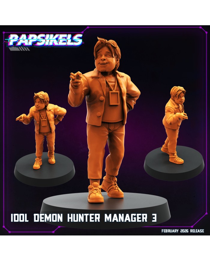 Idol Demon Hunter Manager 3|Papsikels Miniatures|K-Pop Miniatures
