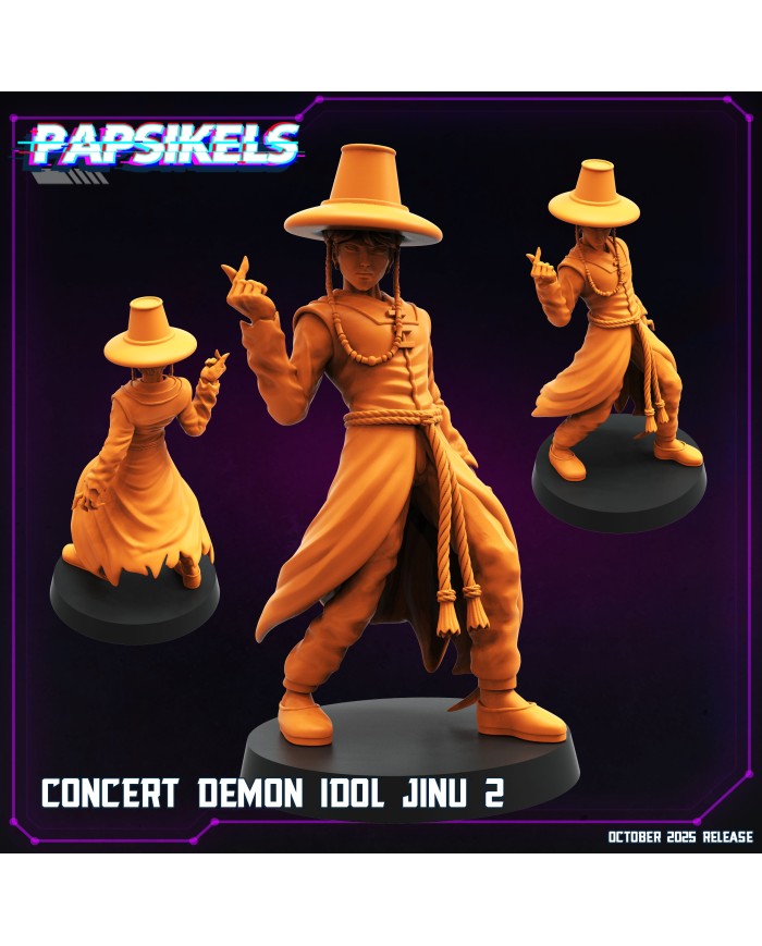 Ídolo Concierto Demonio Jinu - B|Papsikels Miniatures|Miniaturas K-Pop