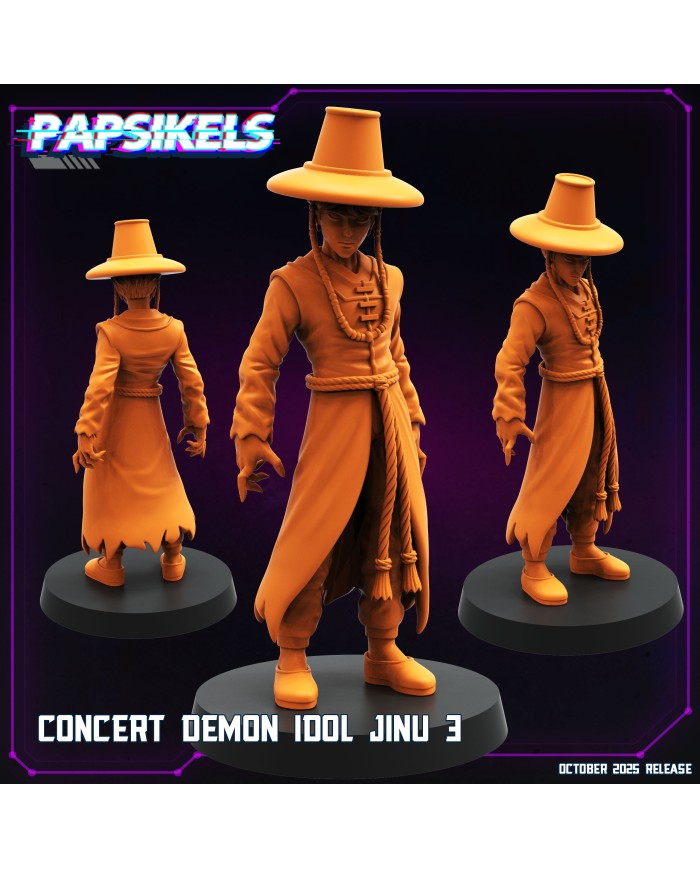 Ídolo Concierto Demonio Jinu - C|Papsikels Miniatures|Miniaturas K-Pop