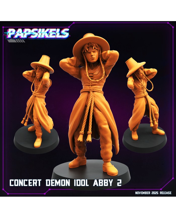 Ídolo Concierto Demonio Abby - B|Papsikels Miniatures|Miniaturas K-Pop