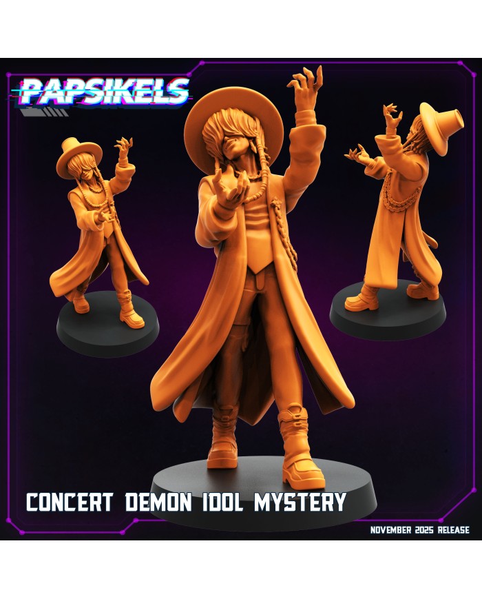 Ídolo Concierto Demonio Mystery - A|Papsikels Miniatures|Miniaturas K-Pop