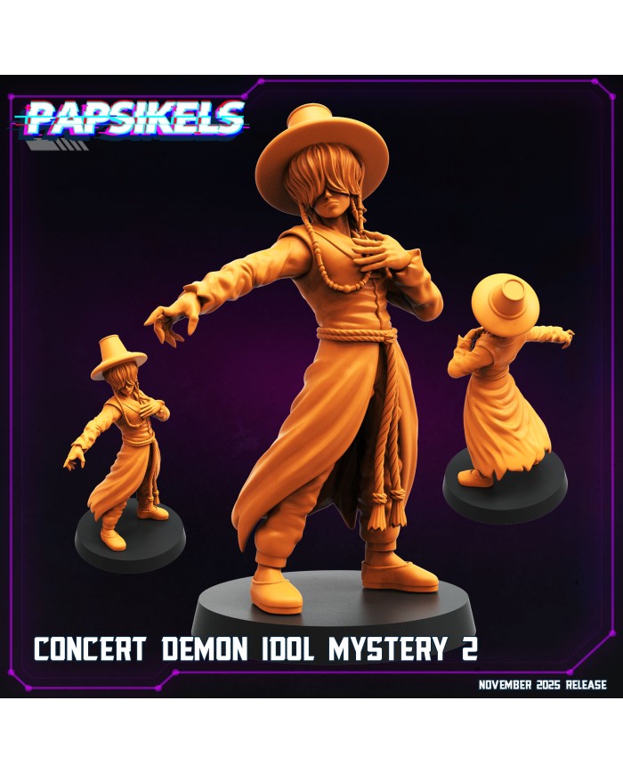 Ídolo Concierto Demonio Mystery - B|Papsikels Miniatures|Miniaturas K-Pop