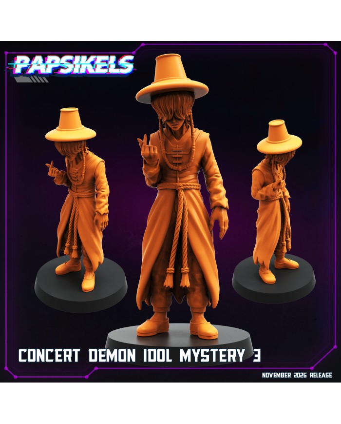 Ídolo Concierto Demonio Mystery - C|Papsikels Miniatures|Miniaturas K-Pop