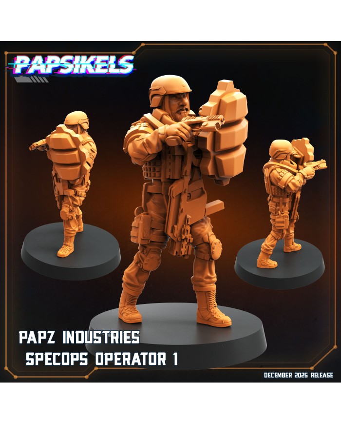 Papz Industries Specops Operator 1|Papsikels Miniatures