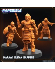 Zapadores del Sultán Marawi (x3)|Papsikels Miniatures|Miniaturas Trench Crusade