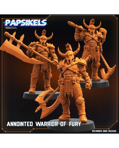 Annointed Warriors of Fury (x3)