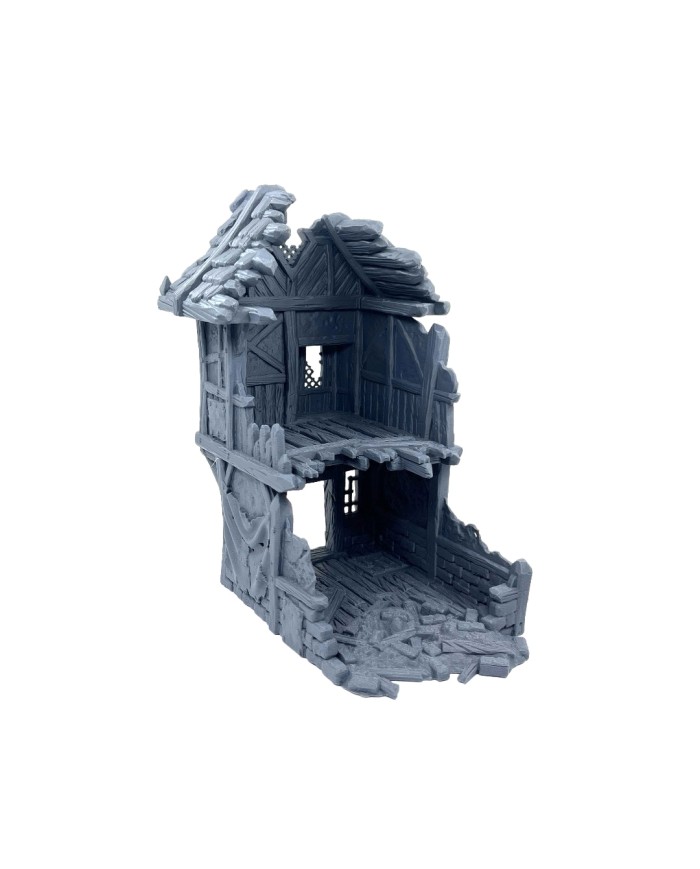 Ruinas de la Calle del Puerto 77 de Hexengarde - A|Tired World Studio|Escenografia Mordheim