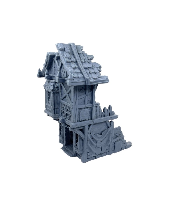 77 Harbour Street Ruin of Hexengarde City - A|Tired World Studio|Mordheim Terrain
