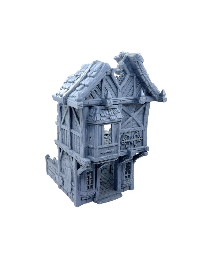 77 Harbour Street Ruin of Hexengarde City - A|Tired World Studio|Mordheim Terrain