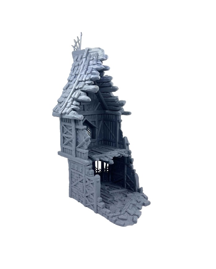 80 Redhill Lane Ruin of Hexengarde City - A|Tired World Studio|Mordheim Terrain