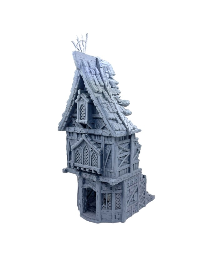 80 Redhill Lane Ruin of Hexengarde City - A|Tired World Studio|Mordheim Terrain