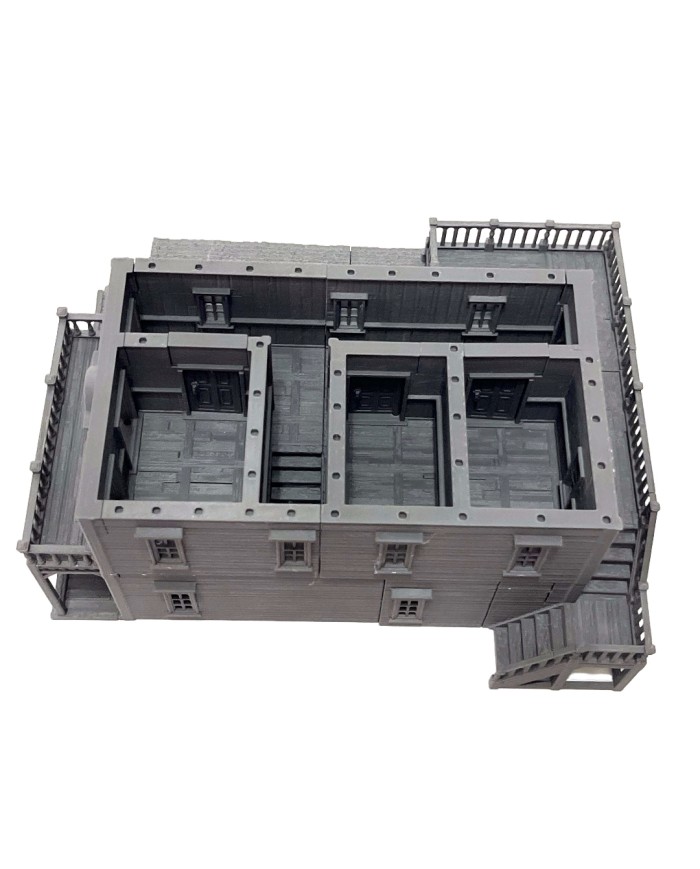 Large Hotel of Wild West|World of Pratheron|Wild West Terrain