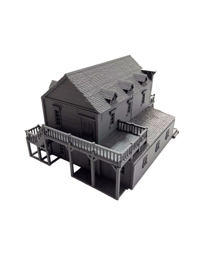 Large Hotel of Wild West|World of Pratheron|Wild West Terrain