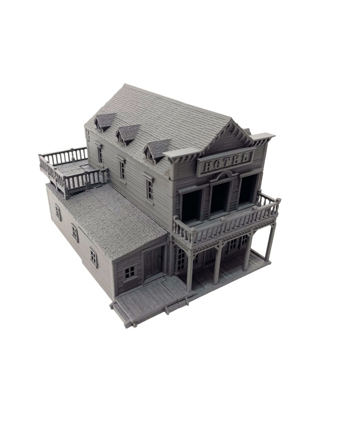 Large Hotel of Wild West|World of Pratheron|Wild West Terrain