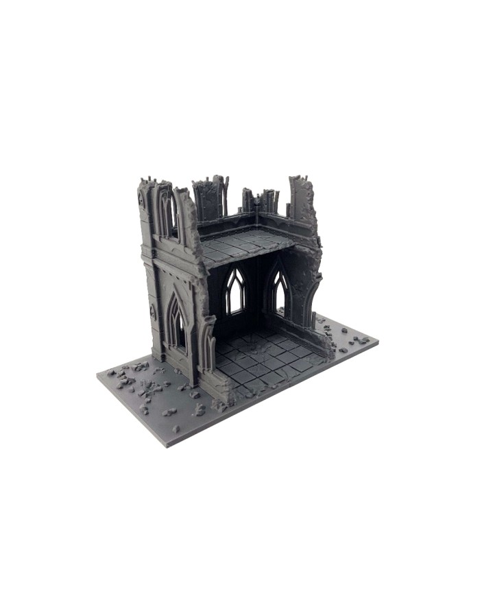 Ruinas del Imperio (10"x5") - A|Forbidden Prints|Escenografía Ruinas 40K