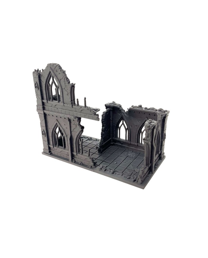 Ruinas del Imperio (10"x5") - B|Forbidden Prints|Escenografía Ruinas 40K