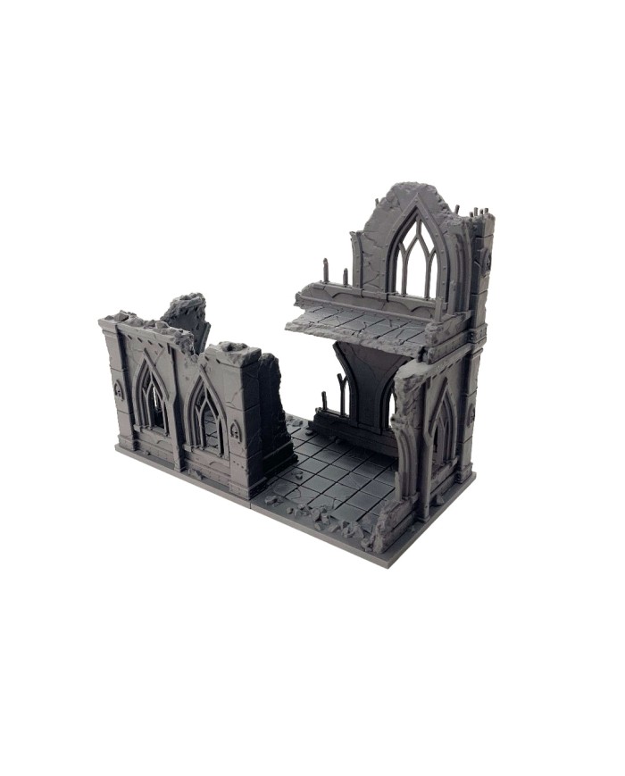 Ruins of the Empire (10"x5") - B|Forbidden Prints|40K Ruins Terrain