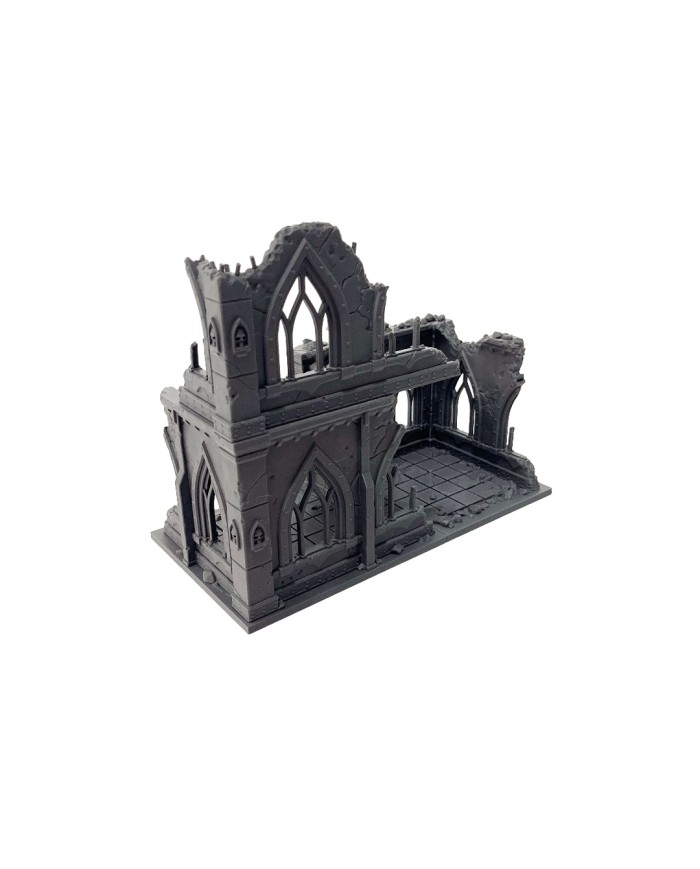 Ruinas del Imperio (10"x5") - B|Forbidden Prints|Escenografía Ruinas 40K