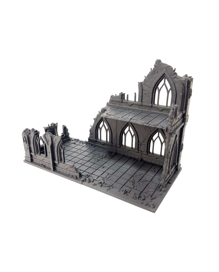 Ruinas del Imperio (12"x6") - A|Forbidden Prints|Escenografía Ruinas 40K