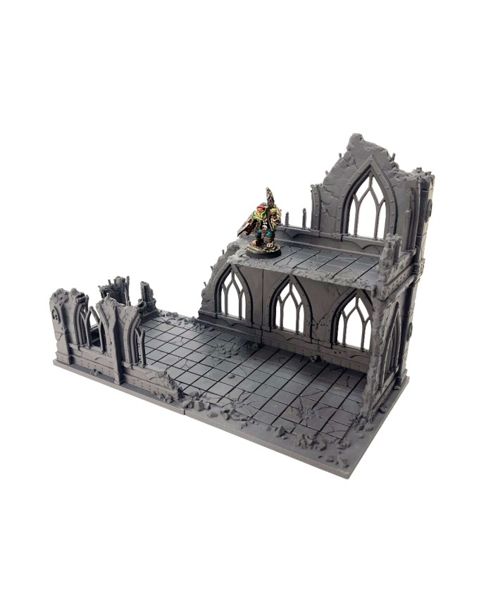 Ruinas del Imperio (12"x6") - A|Forbidden Prints|Escenografía Ruinas 40K