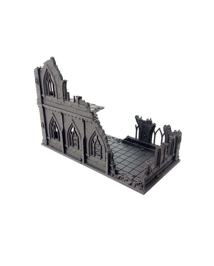 Ruins of the Empire (12"x6") - A|Forbidden Prints|40K Ruins Terrain