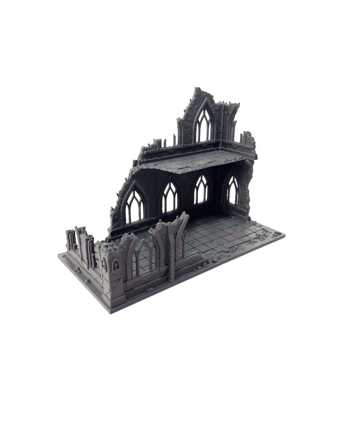 Ruins of the Empire (12"x6") - A|Forbidden Prints|40K Ruins Terrain
