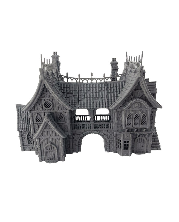 Edificio de la Colina del Cuervo Baja de Hexengarde|Tired World Studio|Escenografia Mordheim