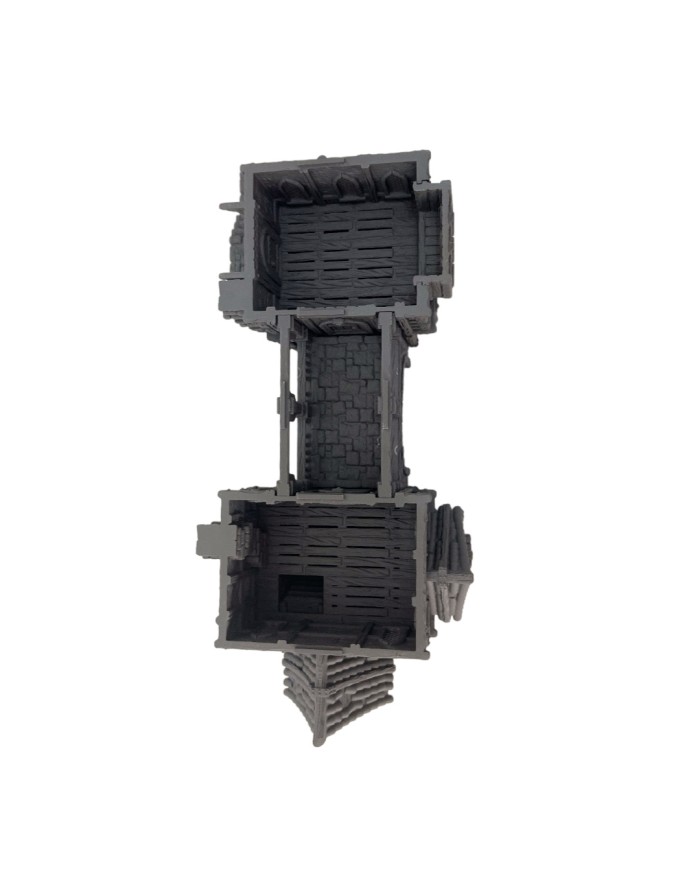 Edificio de la Colina del Cuervo Baja de Hexengarde|Tired World Studio|Escenografia Mordheim