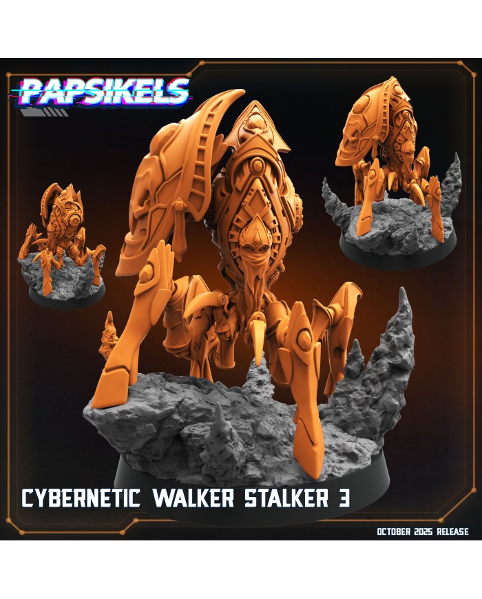 Caminante Acosador Cibernético - C|Papsikels Miniatures|Miniaturas Starcraft
