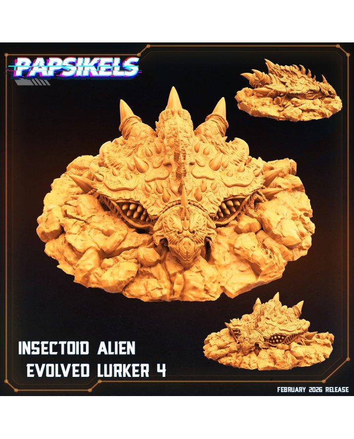 Insectoide Alienígena Evolucionado Acechador - D|Papsikels Miniatures|Miniaturas Starcraft