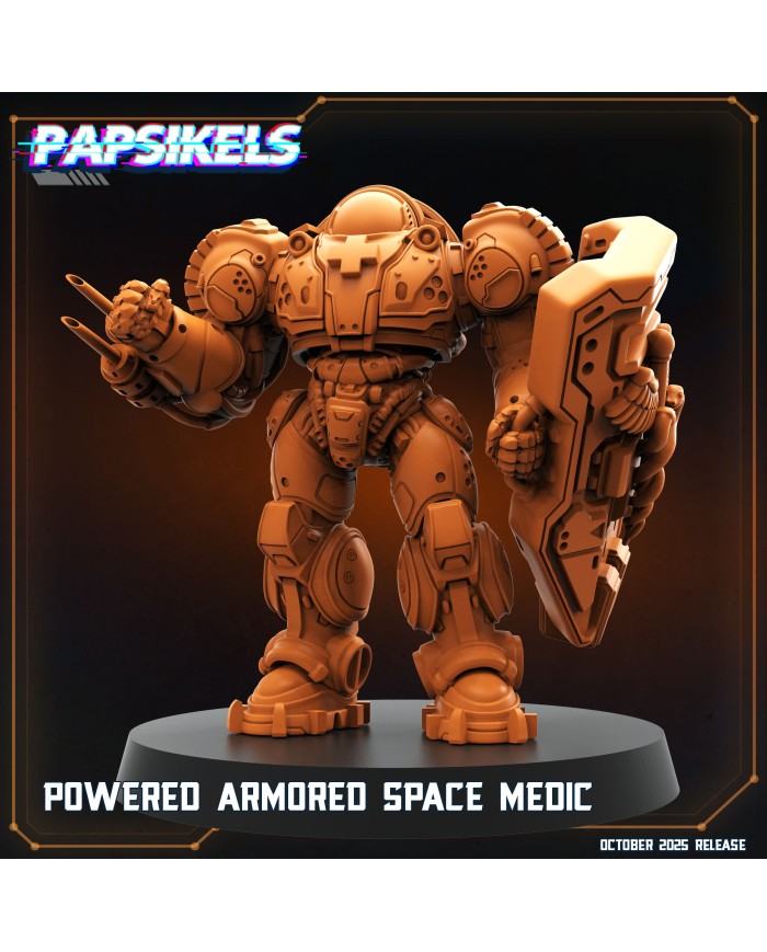 Marine Médico con Traje Blindado - A|Papsikels Miniatures|Miniaturas Starcraft