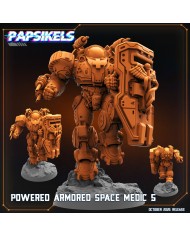 Marine Médico con Traje Blindado - E|Papsikels Miniatures|Miniaturas Starcraft