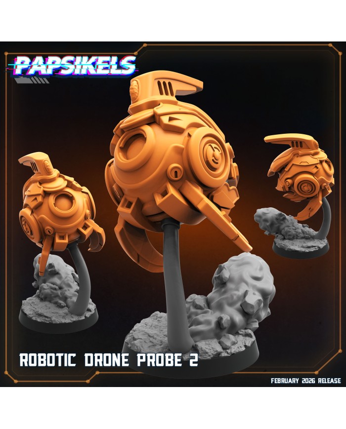 Sonda Dron Robótica - B|Papsikels Miniatures|Miniaturas Starcraft