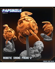 Robotic Drone Probe 2|Papsikels Miniatures|Starcraft Miniatures