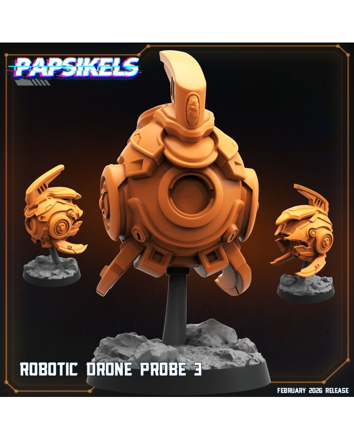 Sonda Dron Robótica - C|Papsikels Miniatures|Miniaturas Starcraft