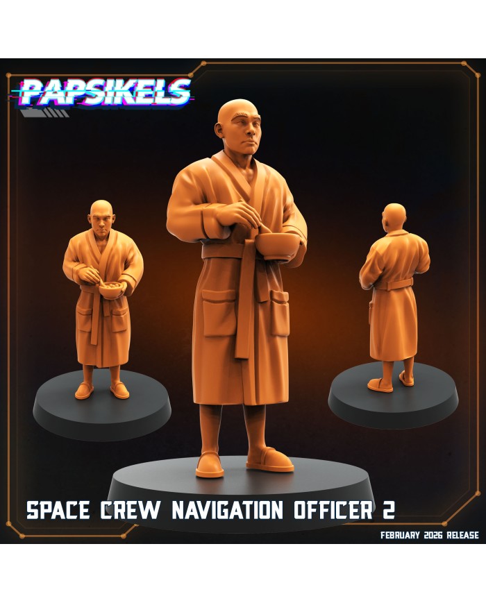 Oficial de Navegación de la Tripulación Espacial - B|Papsikels Miniatures|Tripulantes y Colonos