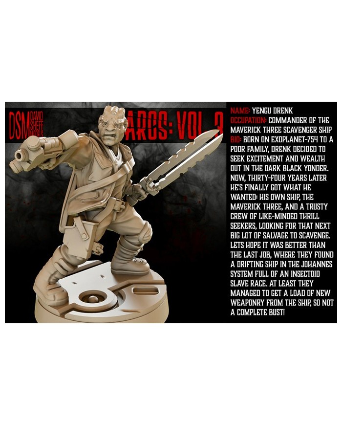 Yengu Drenk from Alien Scavengers|David Sheff Models|Biomorph Warbands