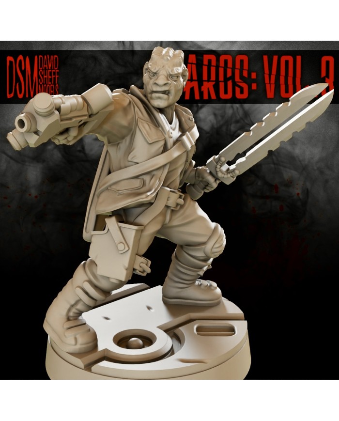 Yengu Drenk from Alien Scavengers|David Sheff Models|Biomorph Warbands