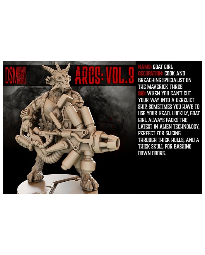 Goat Girl from Alien Scavengers|David Sheff Models|Biomorph Warbands