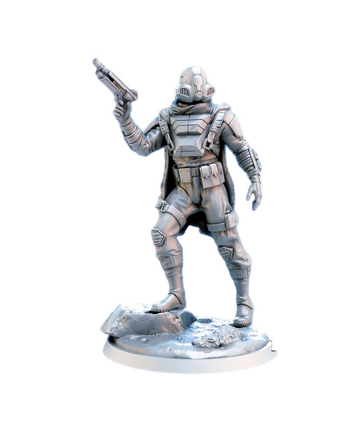 Dash Sunstriker - A|Beast Miniatures|Bounty Hunter Warbands
