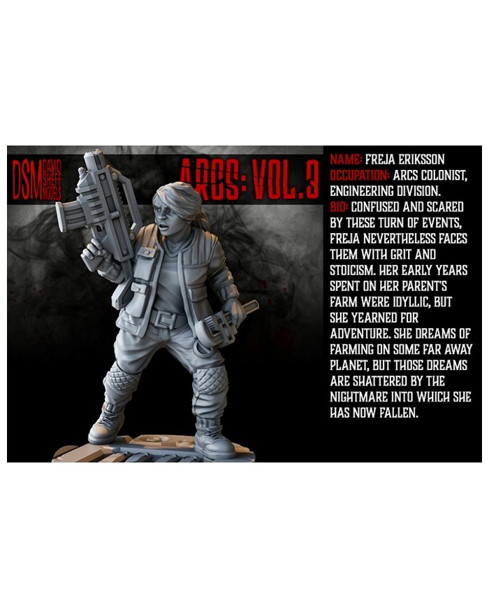 Freja Eriksson en Acción|David Sheff Models|Bandas de Colonos