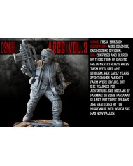 Freja Eriksson in Action|David Sheff Models|Settler Warbands