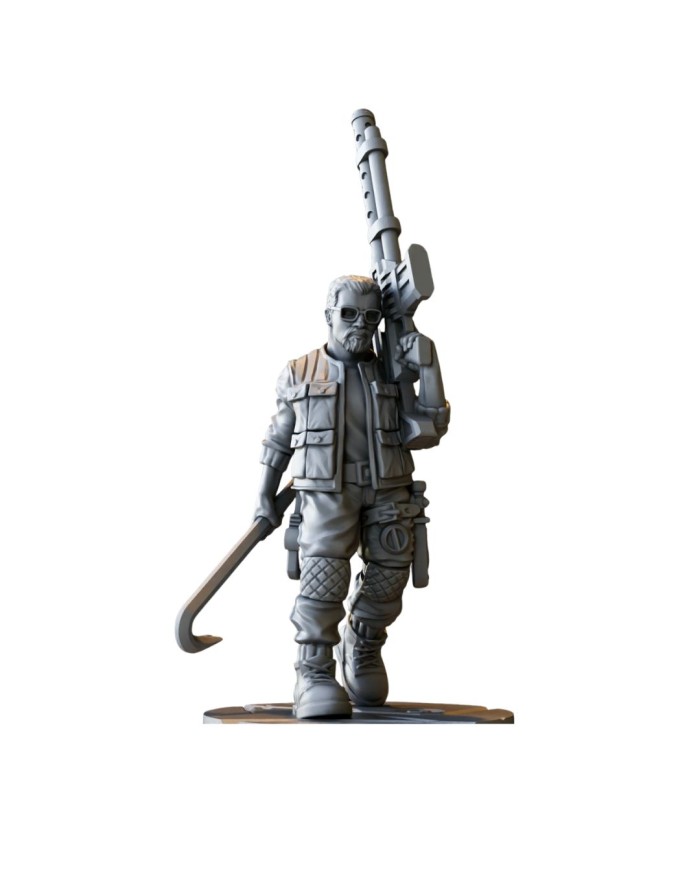 Forman White in Action|David Sheff Models|Settler Warbands